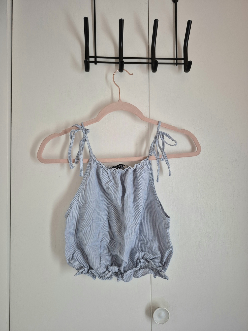 Brandy Melville Blue Striped Sleeveless Top